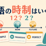 英語の時制は12か2かを問いかけるアイキャッチ画像
