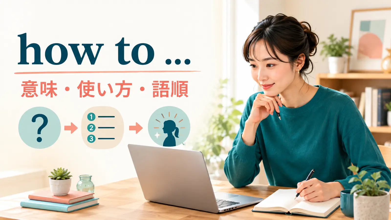 how toの意味・使い方・語順