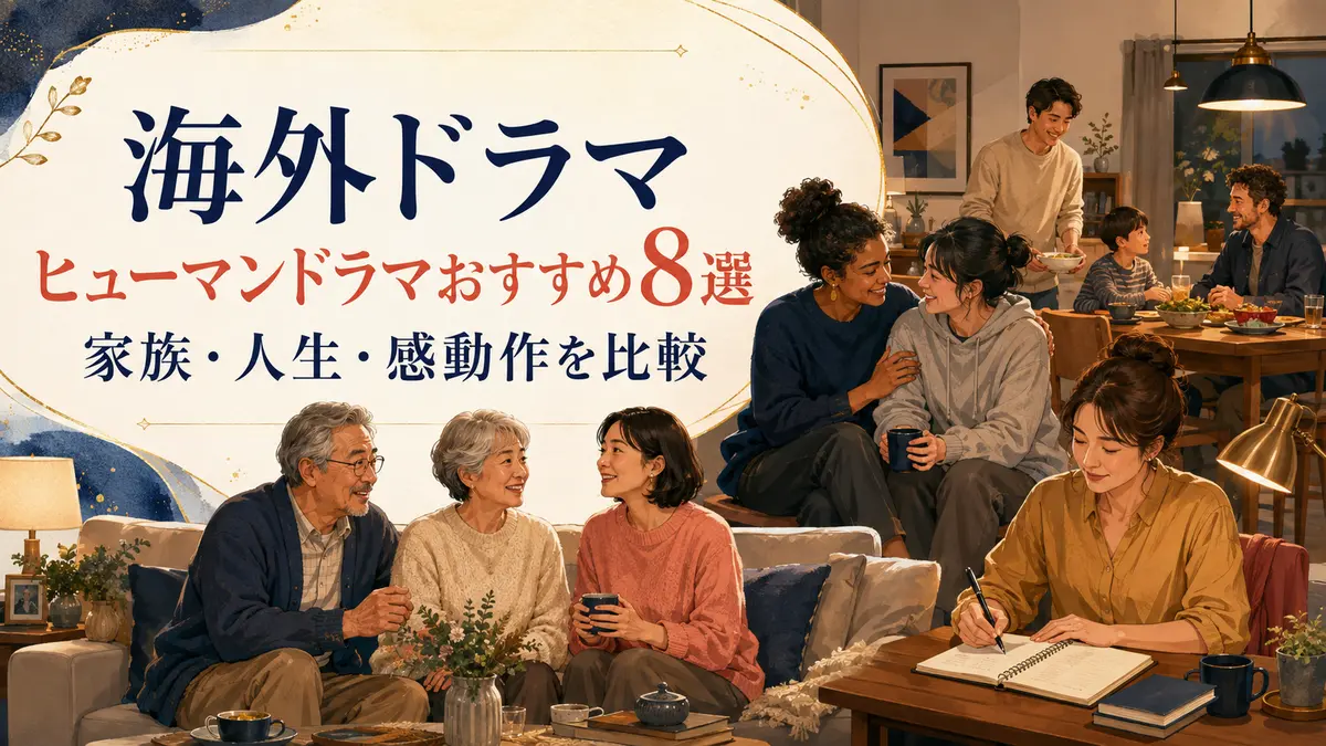 海外ドラマのヒューマンドラマおすすめ8選 家族・人生・感動作を比較