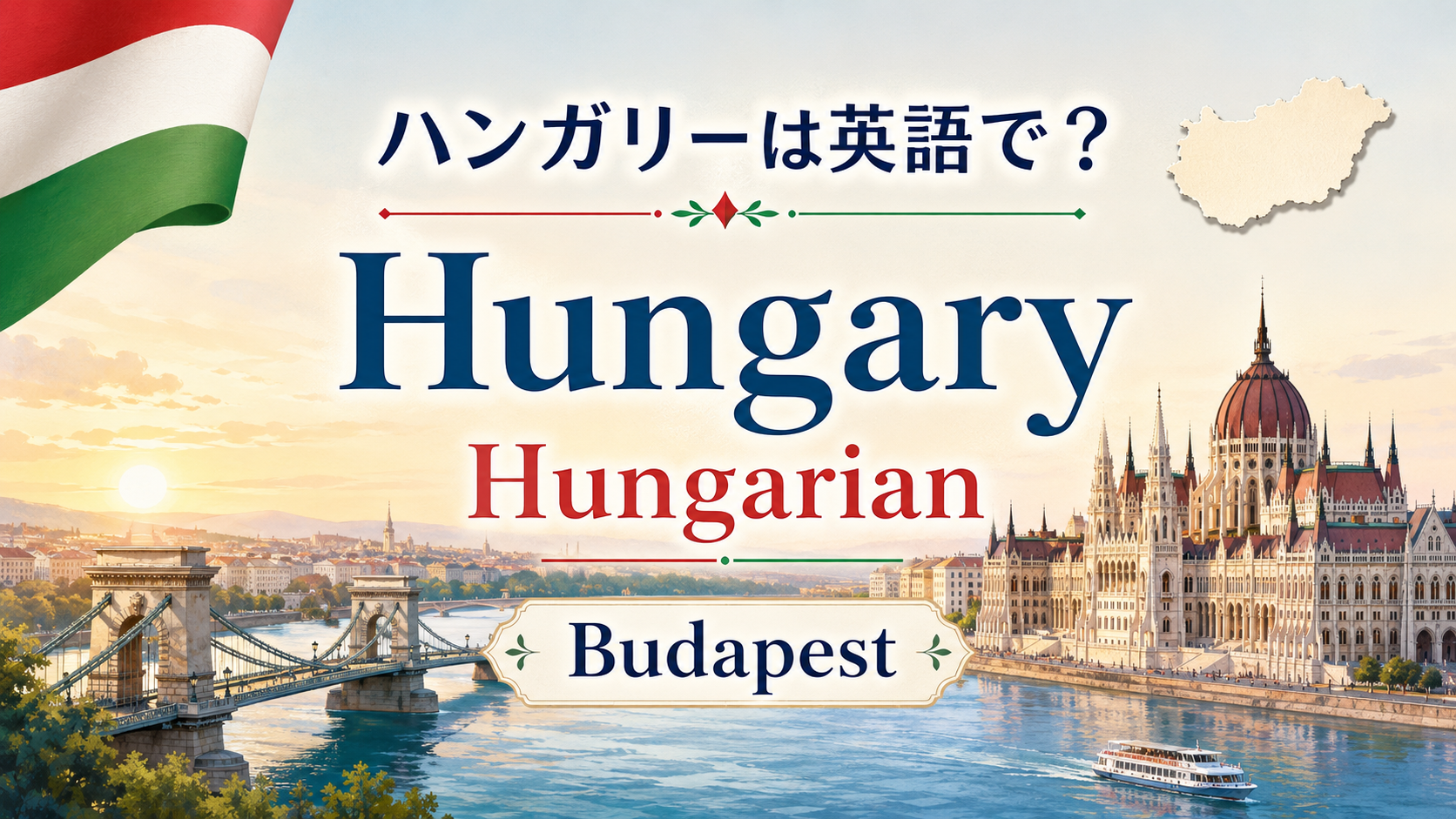 ハンガリーは英語で？Hungary・Hungarian・Budapestの違い
