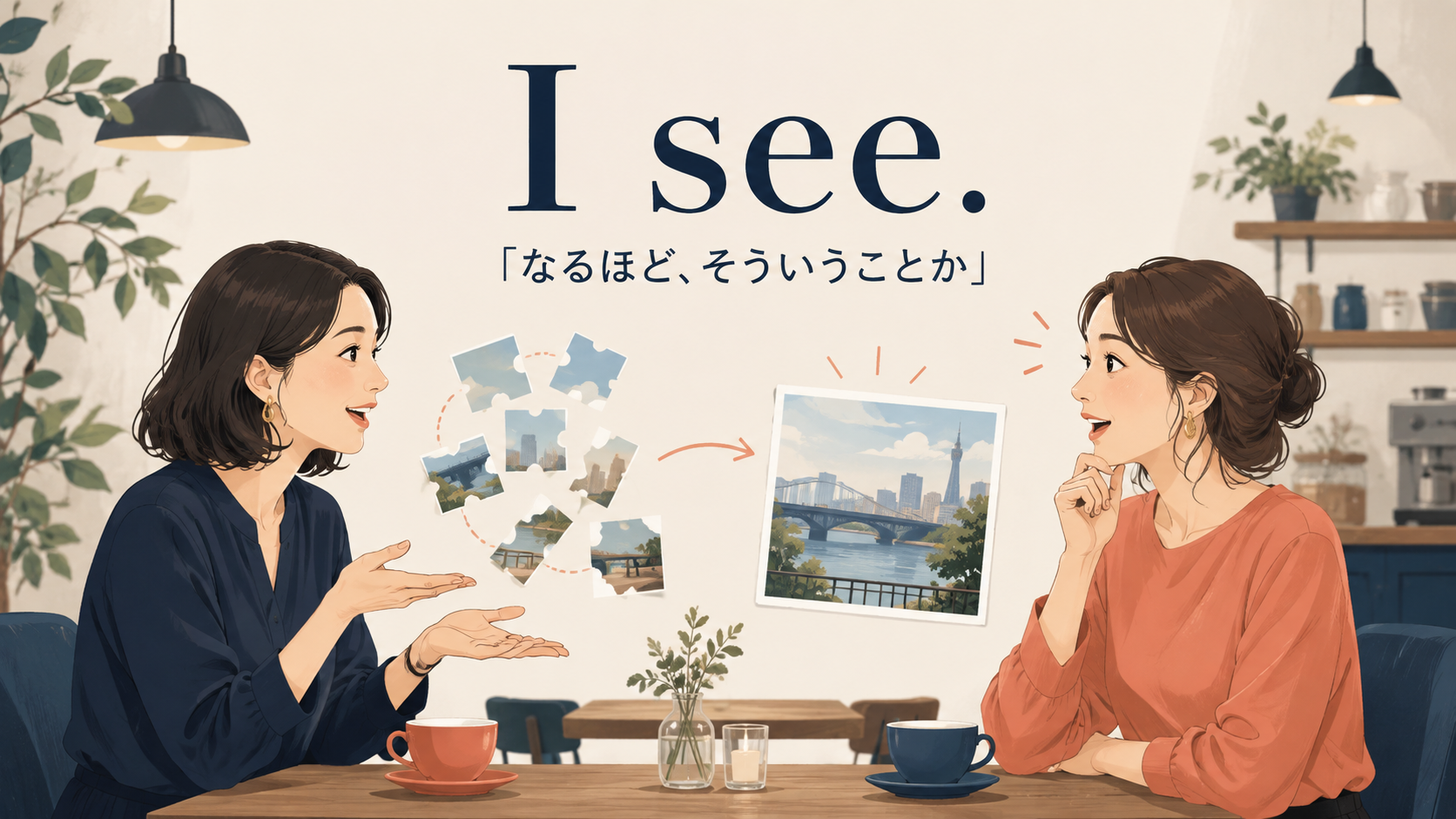 I seeの意味｜話を聞いて状況が見えた「なるほど、そういうことか」