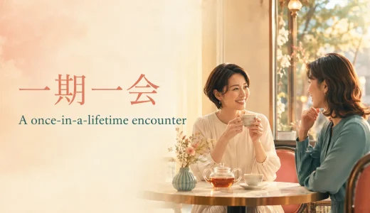 「一期一会」は英語で？once-in-a-lifetimeの意味と例文