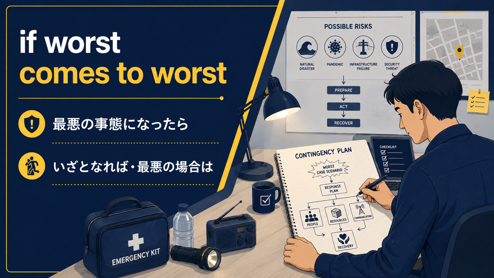 if worst comes to worstの直訳イメージと実際の意味