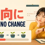 「一向に」を英語で表す方法:still no change