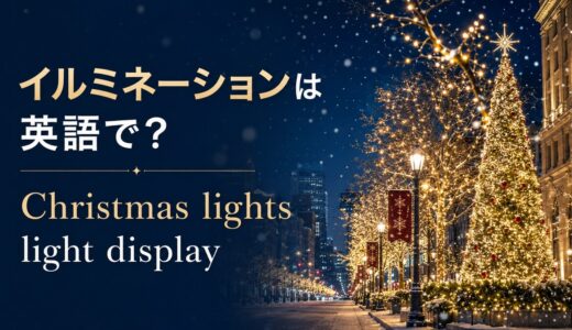 イルミネーションは英語で？illumination・Christmas lights・light displayの違い