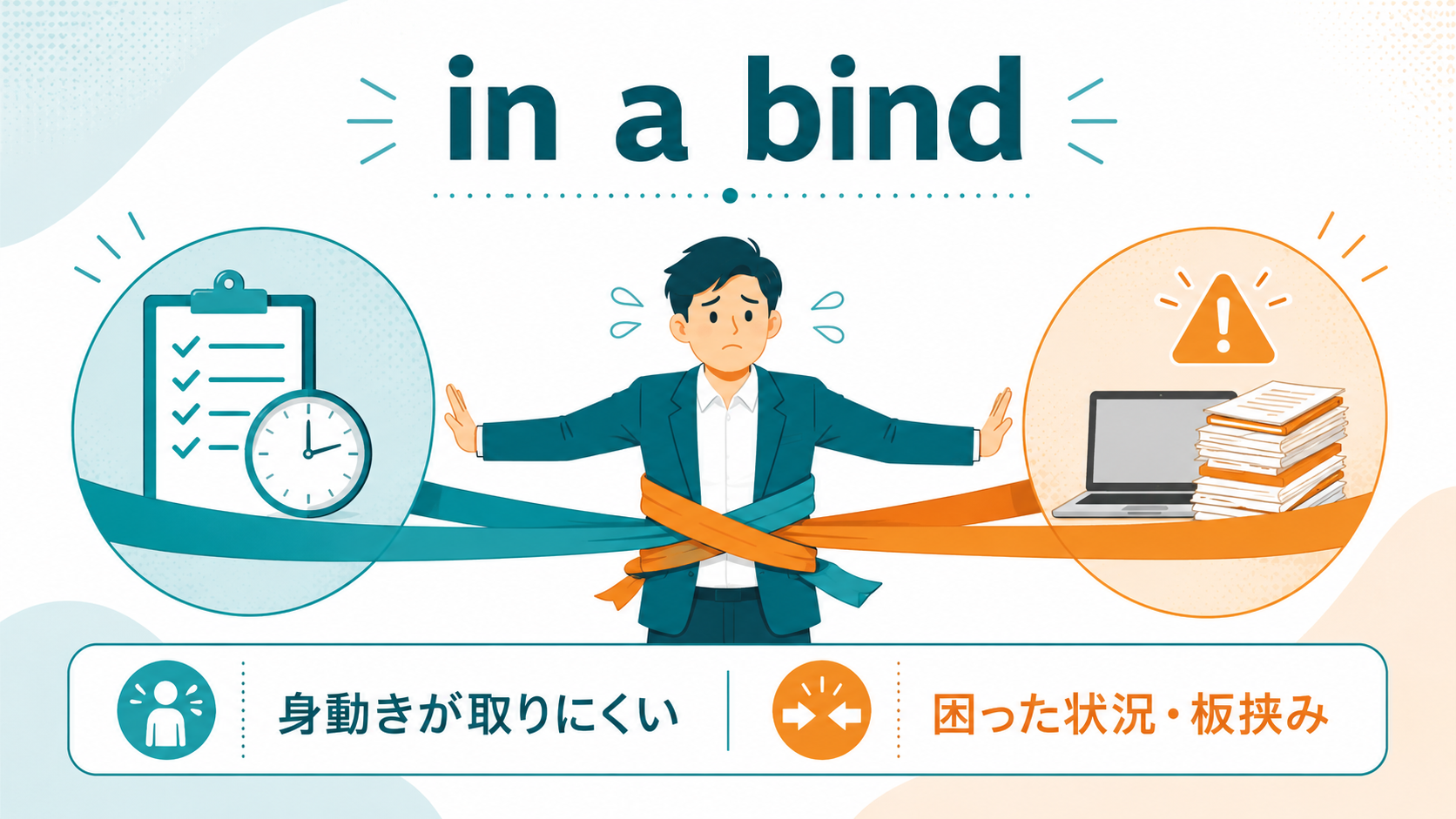 in a bindの直訳イメージと実際の意味