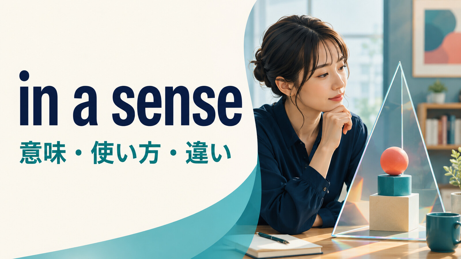 in a senseの意味・使い方・違いを解説するアイキャッチ画像