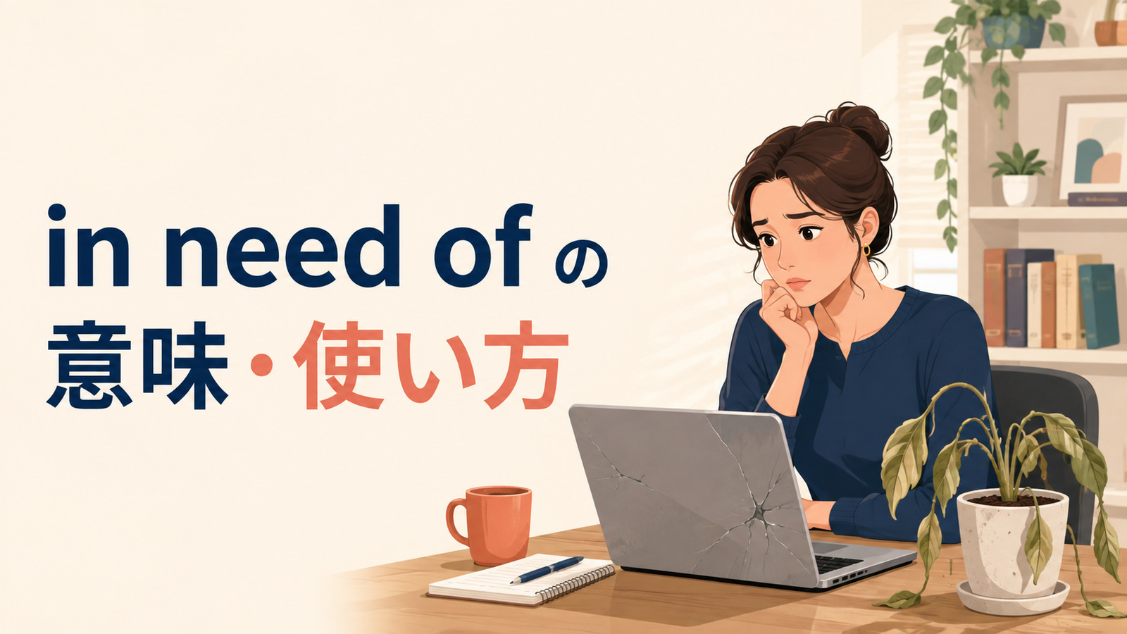 in need ofの意味は？need・need toとの違いと使い方を例文解説
