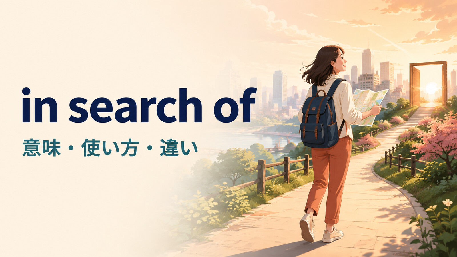 in search ofの意味は？look for・search for・seekとの違いと使い方