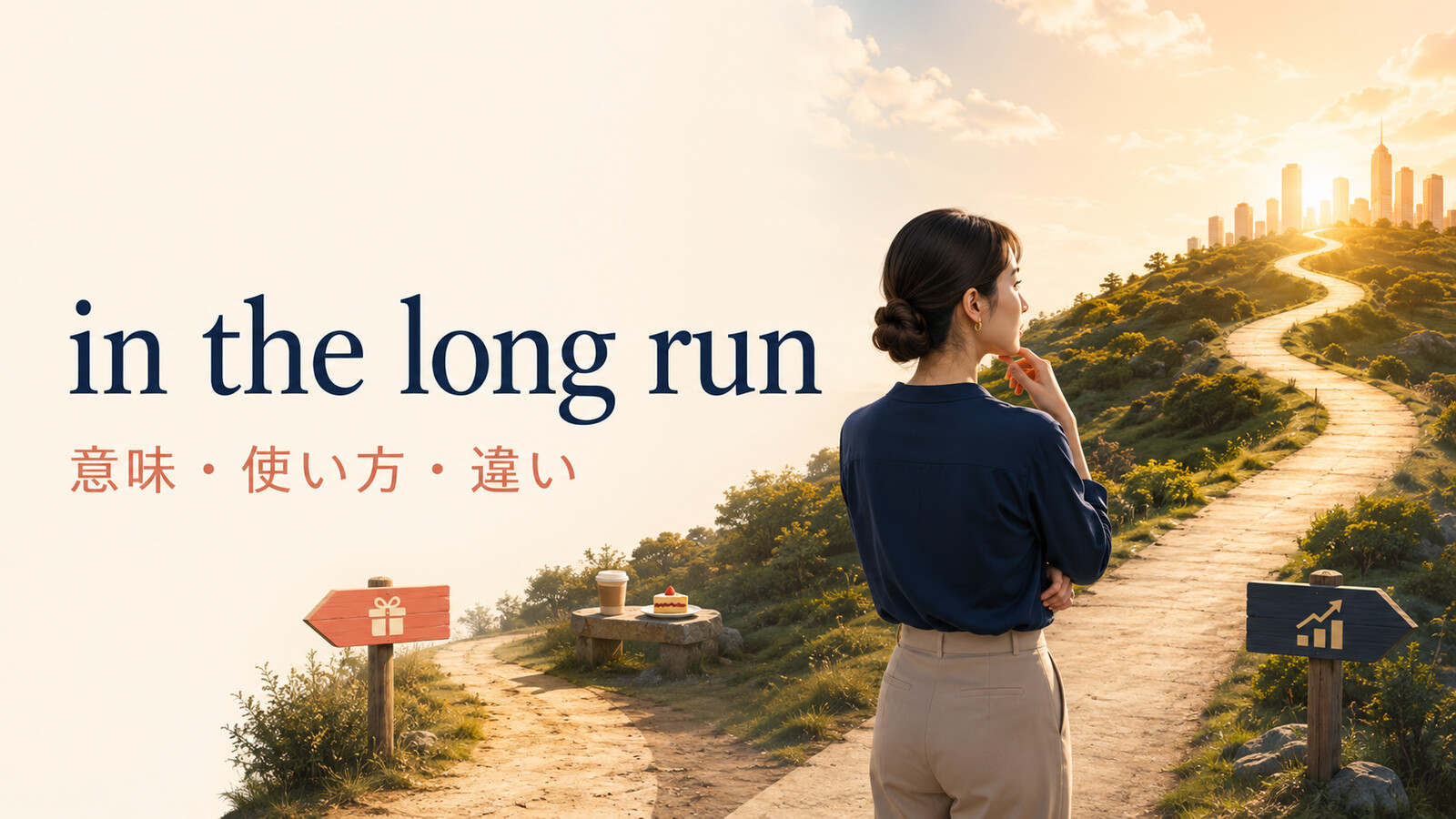 in the long runの意味は？in the long term・eventuallyとの違い