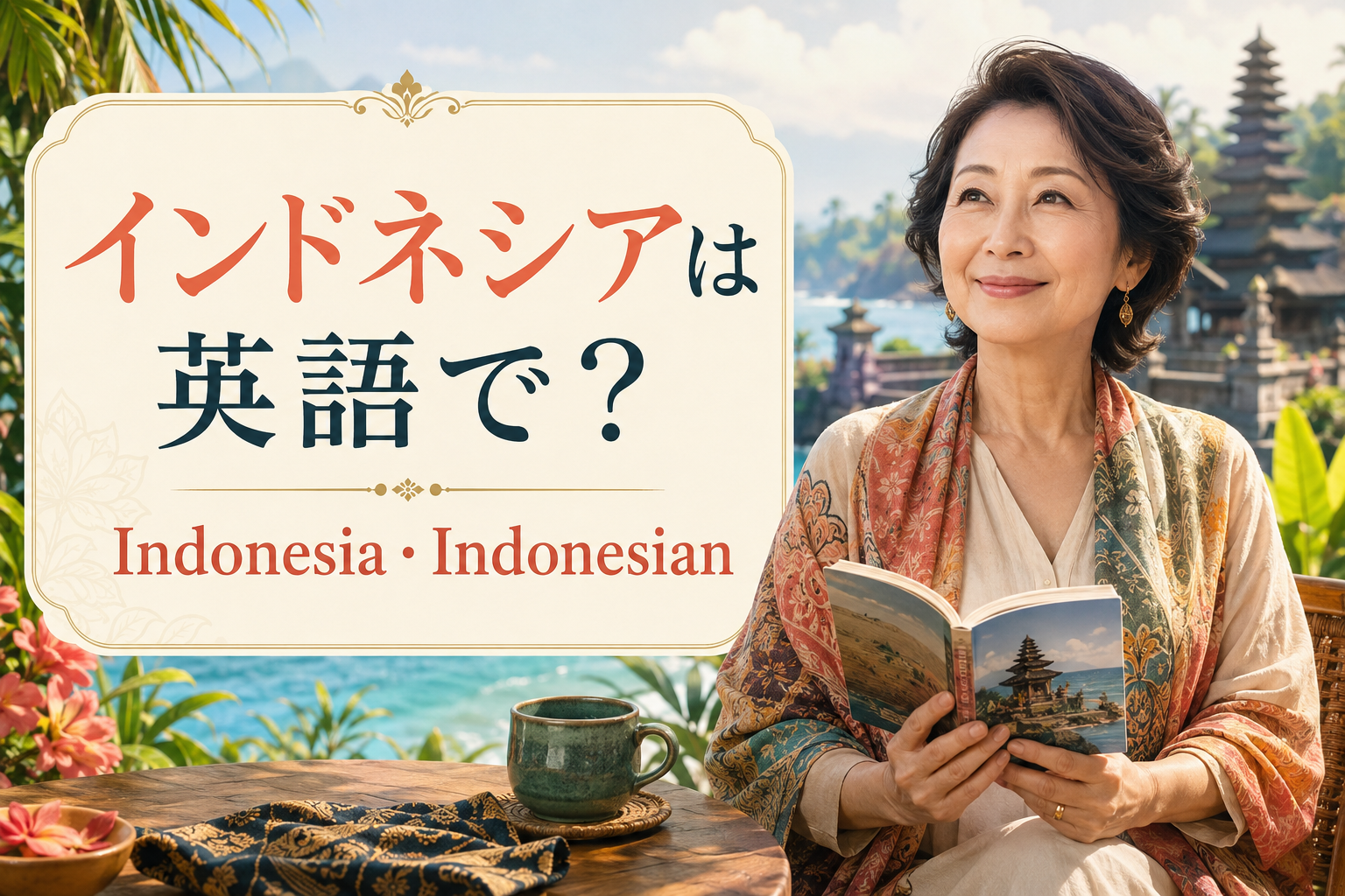 インドネシアは英語で？Indonesia・Indonesian・Bahasa Indonesiaの違い