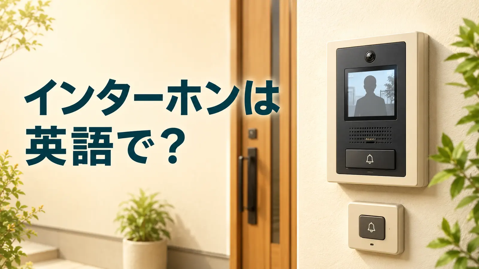 インターホンは英語で？doorbell・intercom・video doorbellの違い