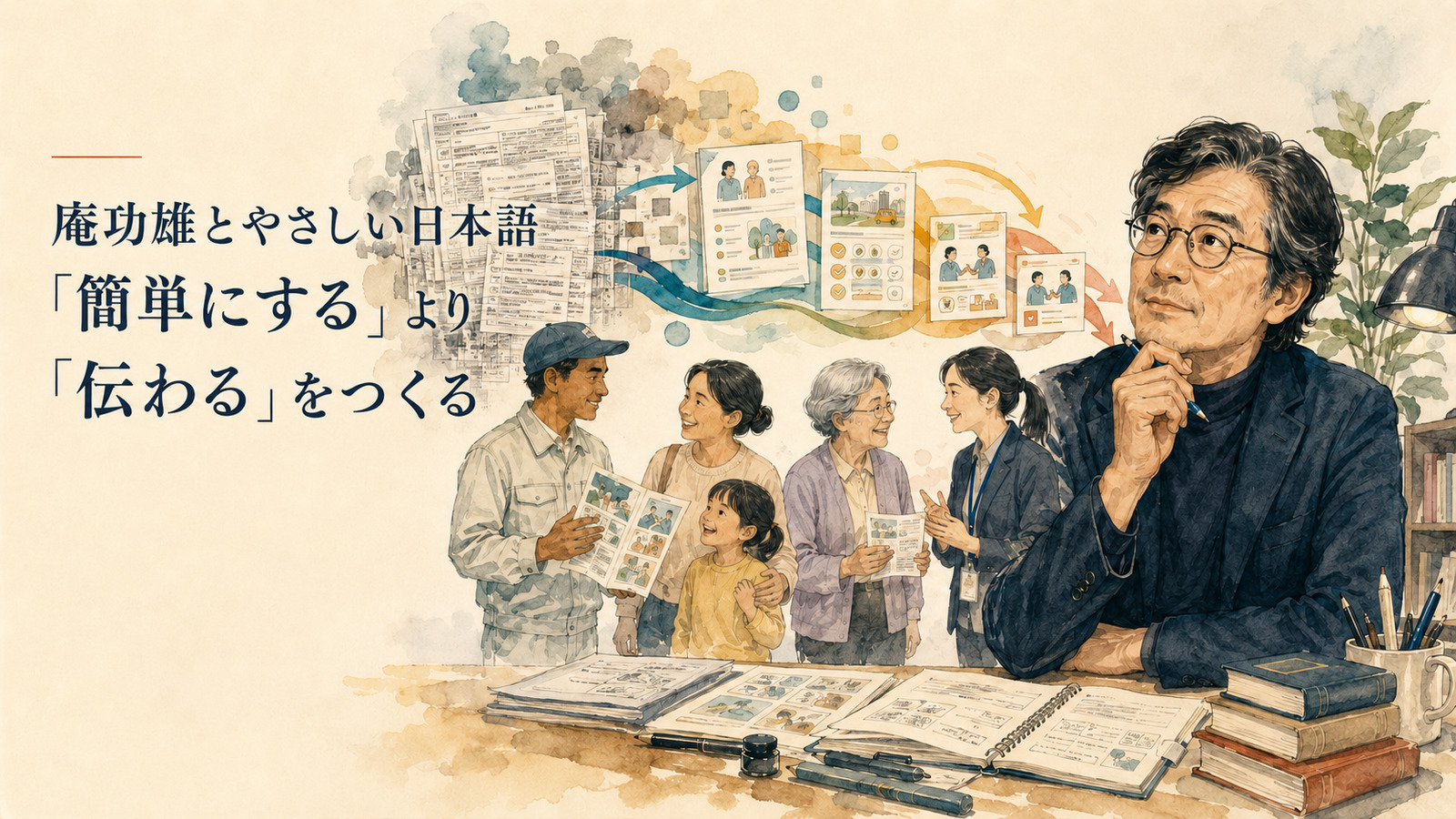 庵功雄とやさしい日本語―簡単にするより伝わるをつくる