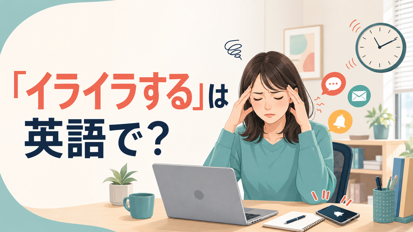 「イライラする」は英語で?annoyed・irritated・frustratedの違い