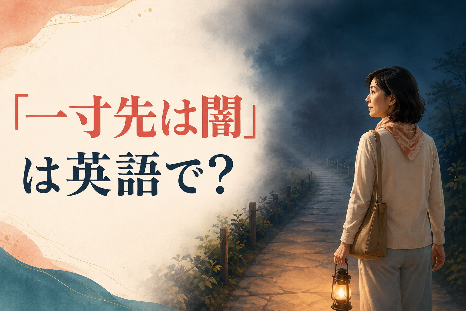「一寸先は闇」を英語で表現する記事のアイキャッチ