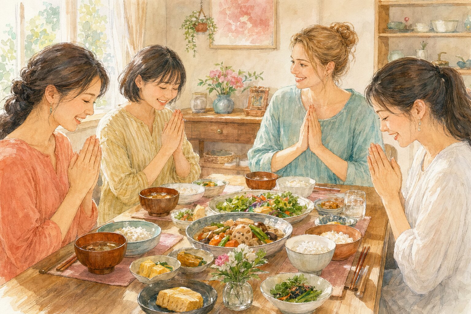 「いただきます」は英語で？直訳できない理由と食事フレーズ