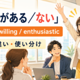意欲がある/ないの英語表現