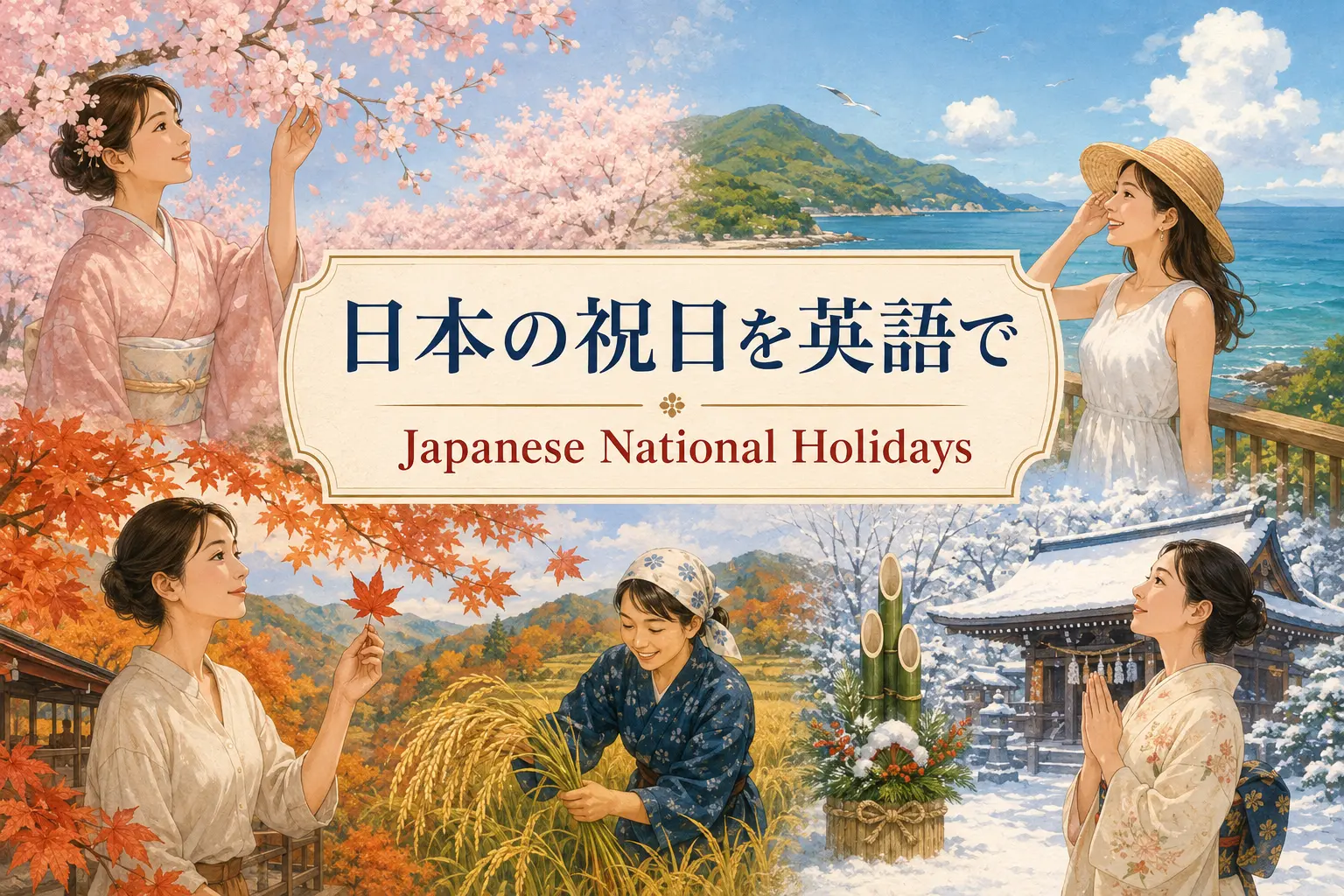日本の祝日を英語で紹介する16祝日の総合ガイド