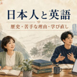 日本人と英語の歴史・苦手な理由・学び直しを示すアイキャッチ