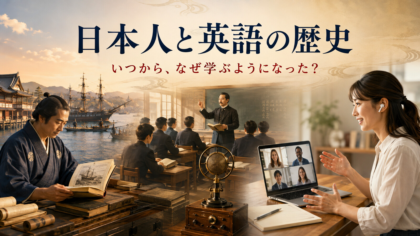 日本人と英語の歴史|いつから、なぜ学ぶようになった?