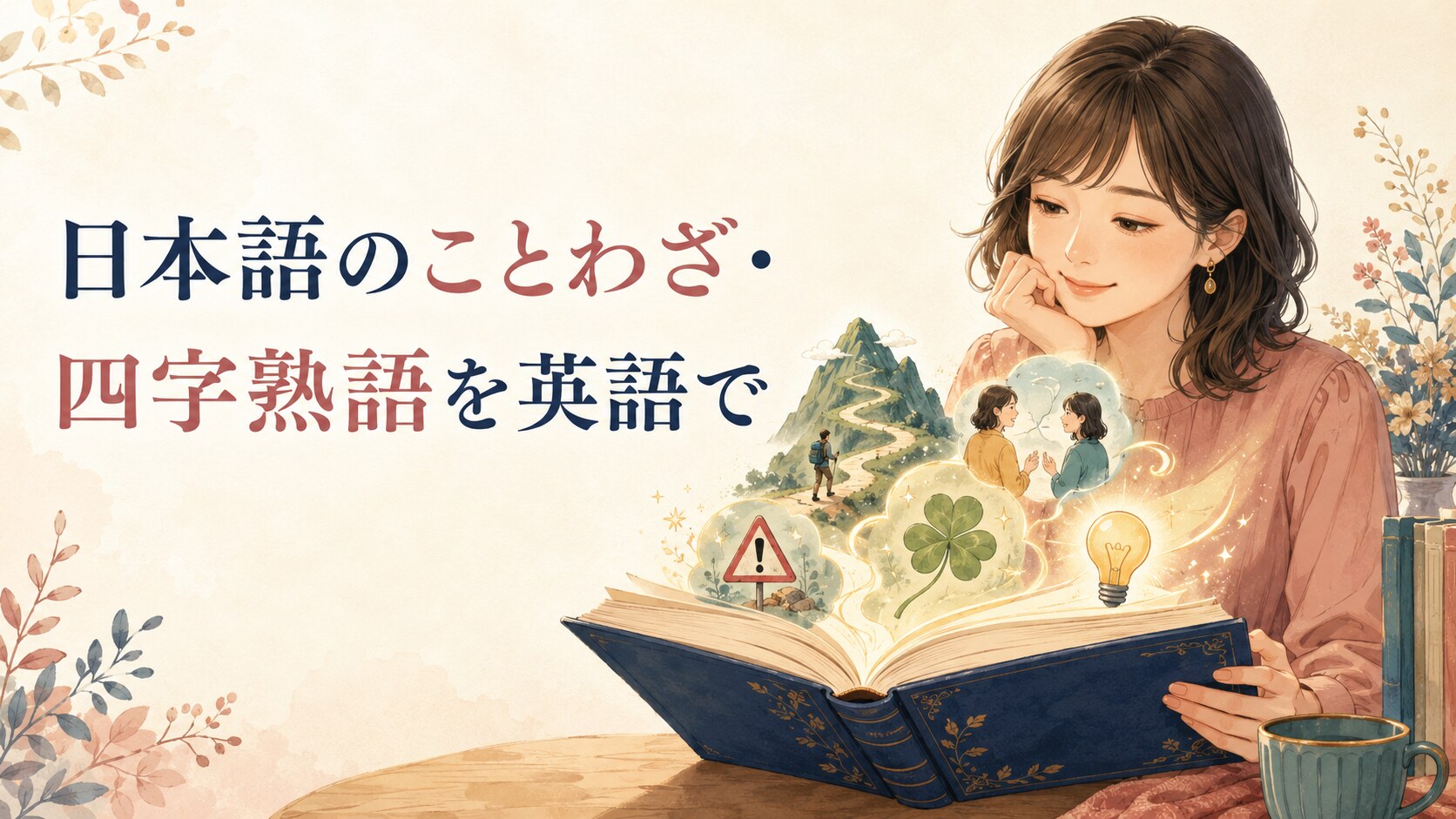 日本語のことわざ・四字熟語を英語で学ぶ意味別一覧