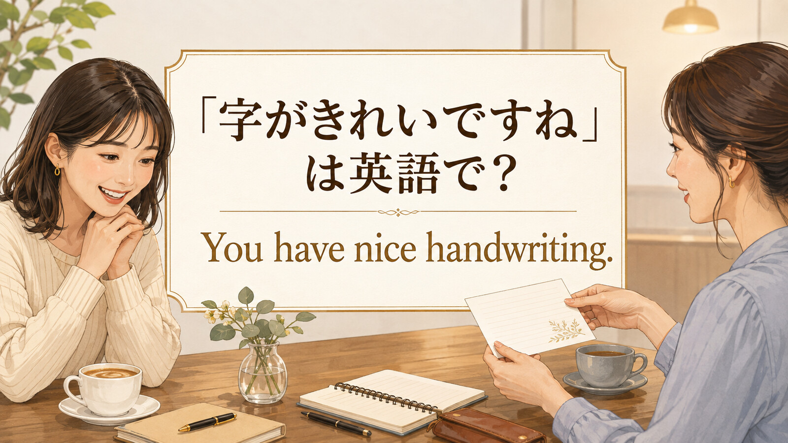 字 が きれい 英語