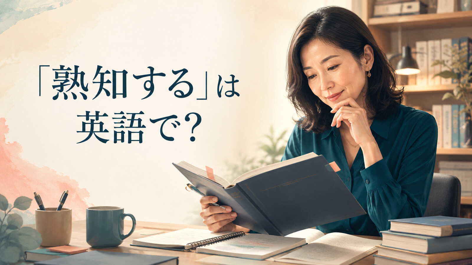 「熟知する」は英語で？know well・be familiar with・be well-versed inの違い