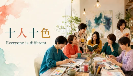 「十人十色」は英語で？Everyone is differentの意味と例文