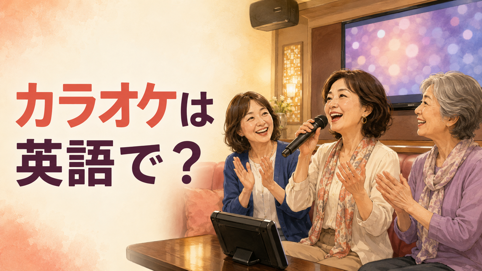 カラオケは英語で？karaoke・sing karaoke・go to karaokeの使い方