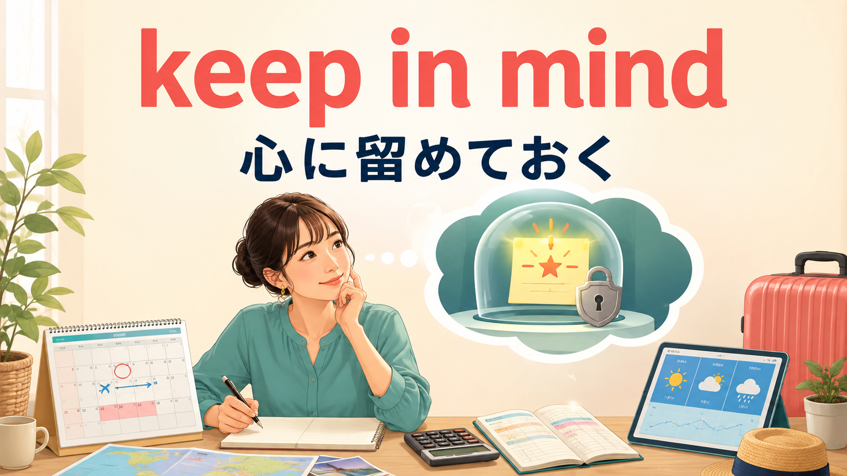 keep in mind・bear in mindの意味は？違い・使い方・例文を解説