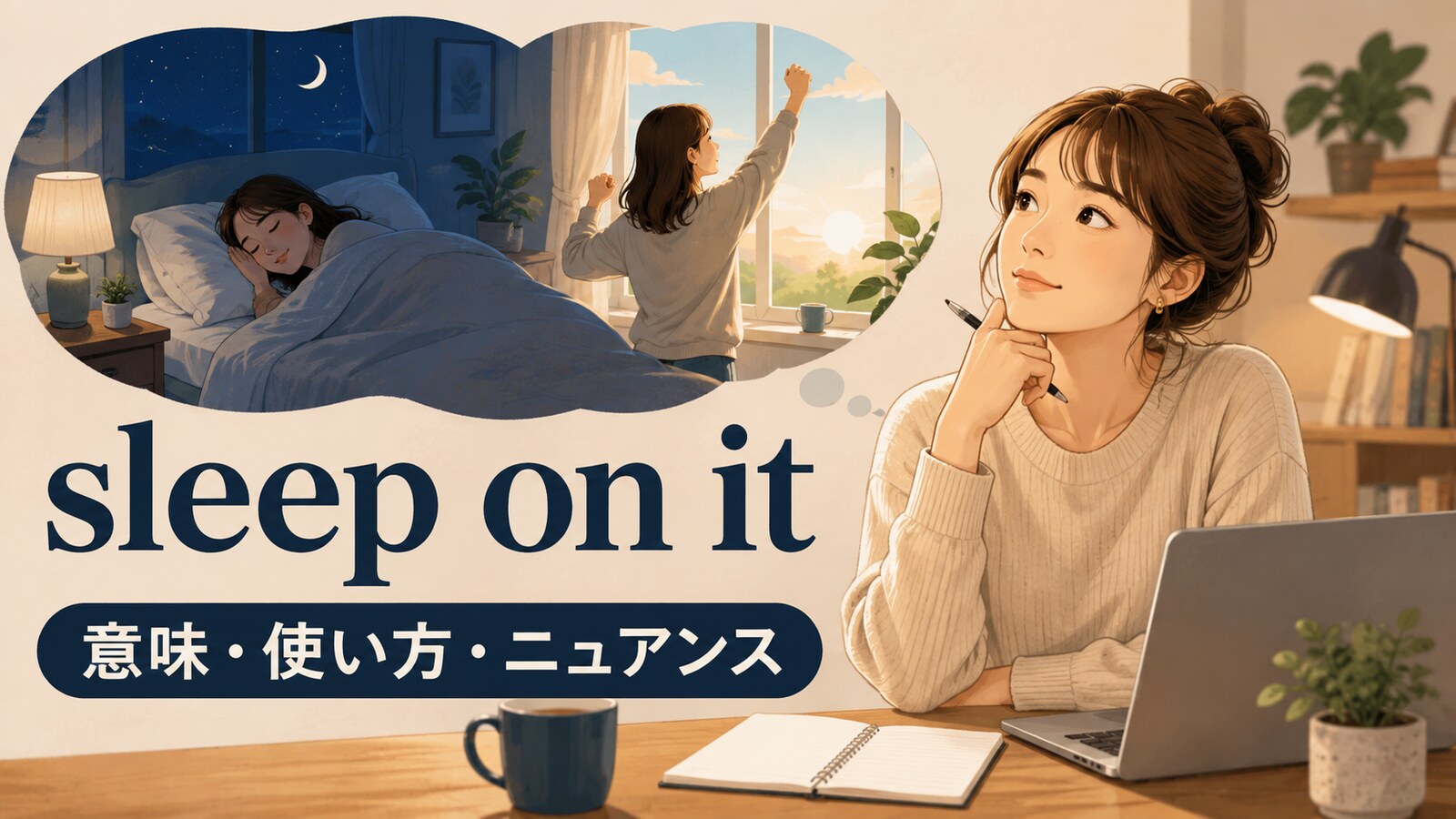 keep your coolの意味・使い方・ニュアンスを解説するアイキャッチ画像