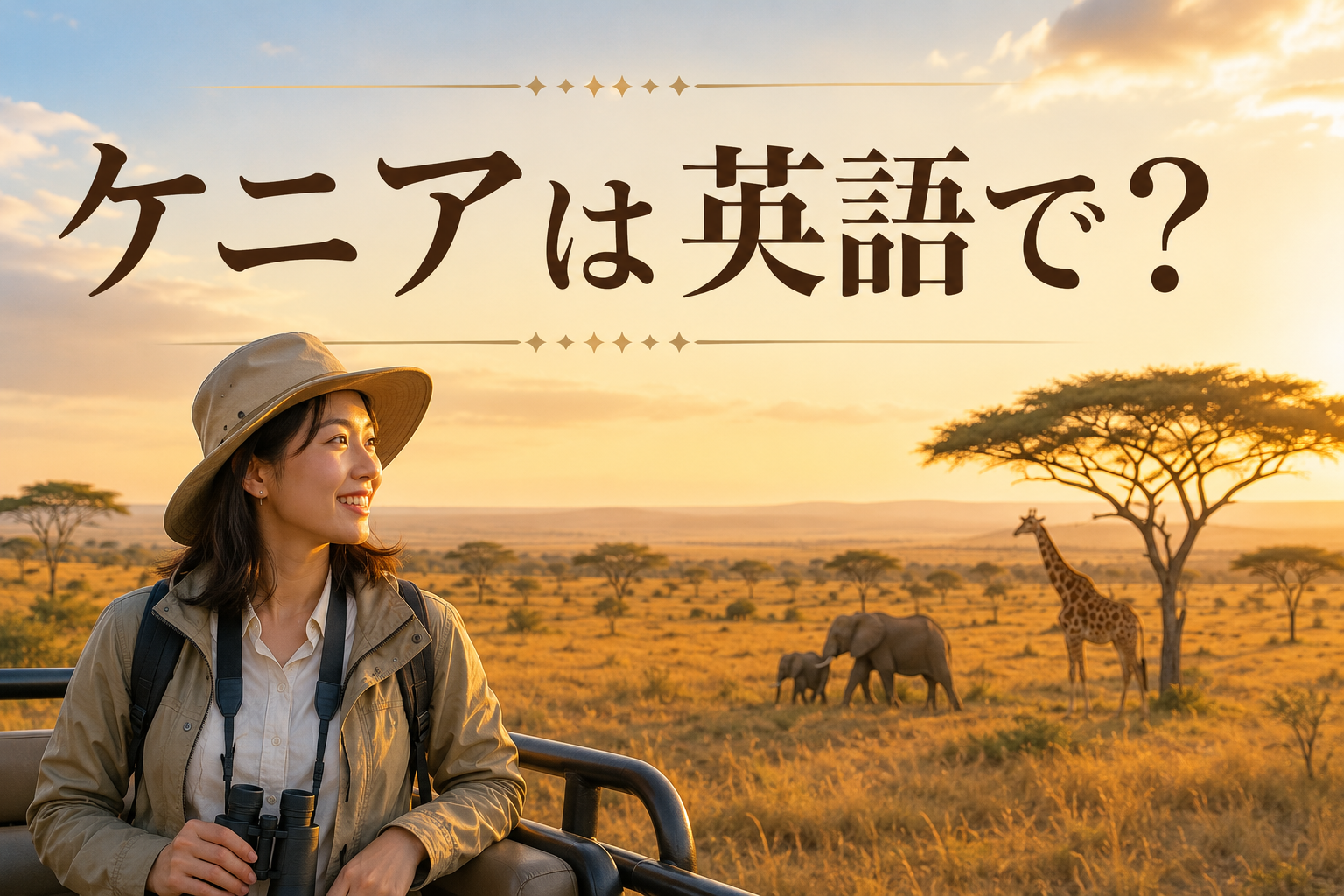 ケニアは英語で？Kenya・Kenyan・Swahili・Nairobiの違い