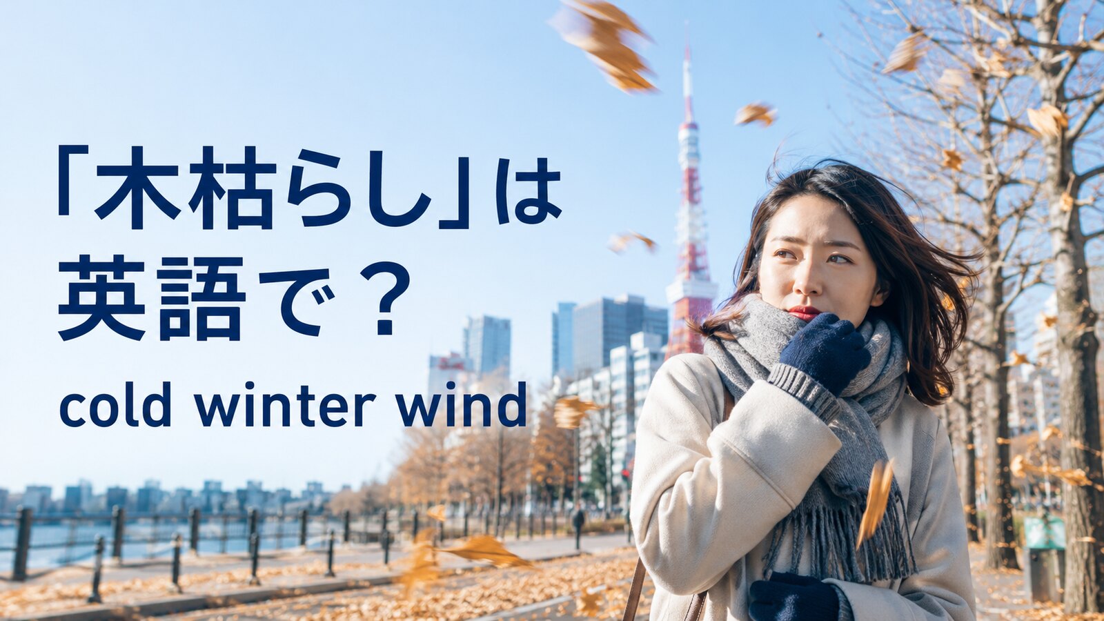 「木枯らし」は英語で？cold winter wind・wintry wind・biting windの違いと例文