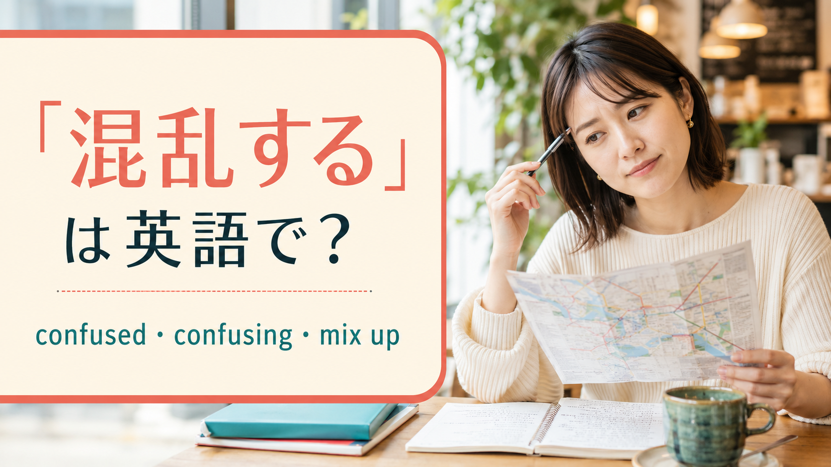 「混乱する」は英語で？confused・confusing・mix upの違いと使い方