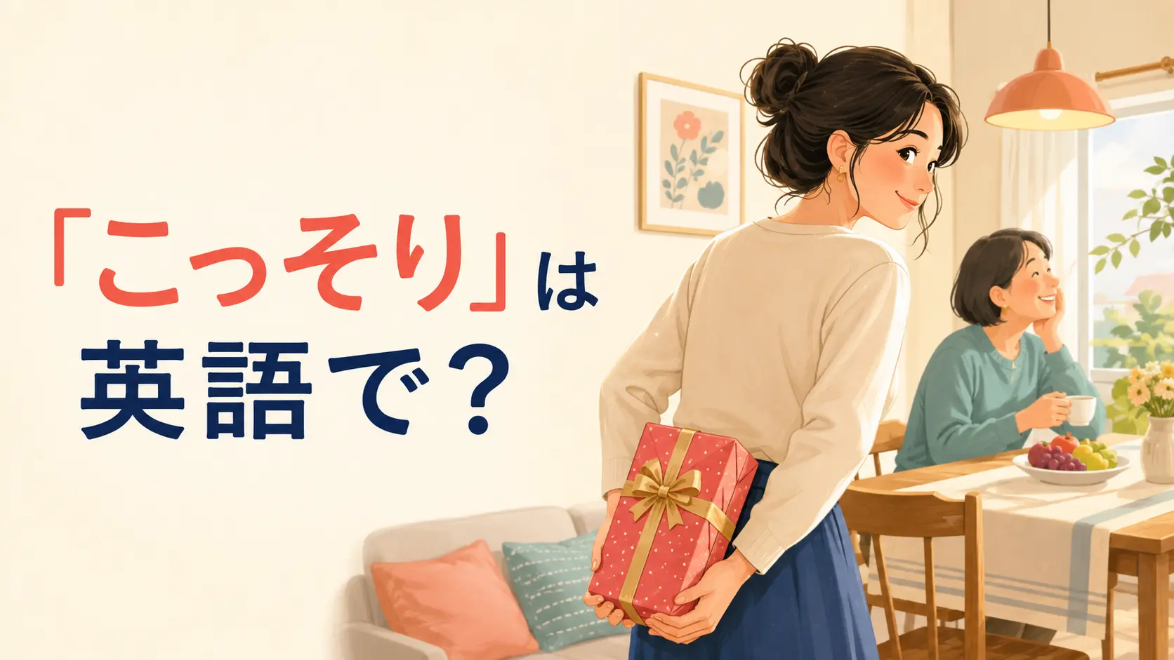 「こっそり」は英語で？secretly・sneakily・on the slyの違い