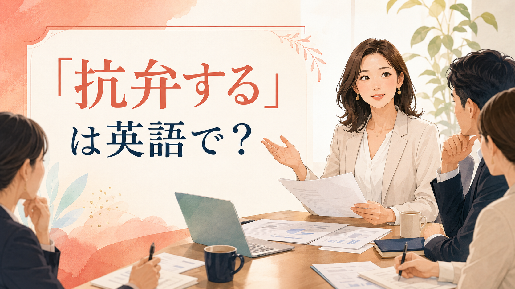 「抗弁する」は英語で？plead・raise a defense・objectの違い