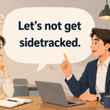 lets not get sidetracked