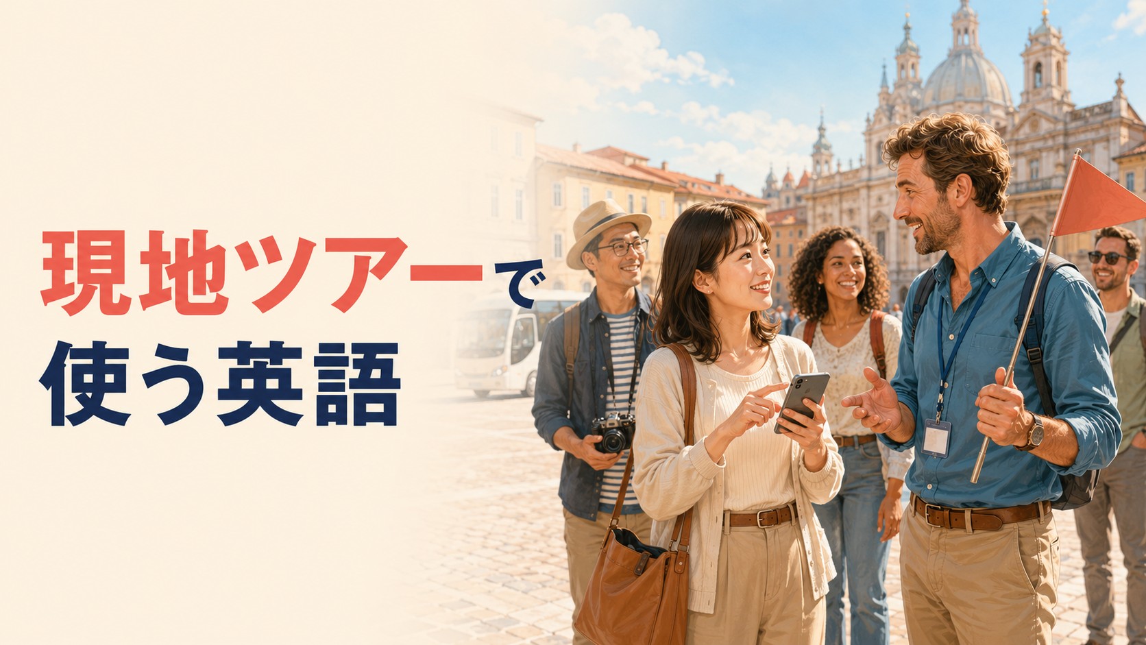 海外の現地ツアーで使う英語｜集合場所・送迎・ガイドへの確認フレーズ