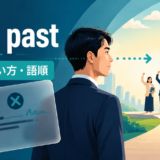 look pastの意味・使い方・語順を解説するアイキャッチ画像