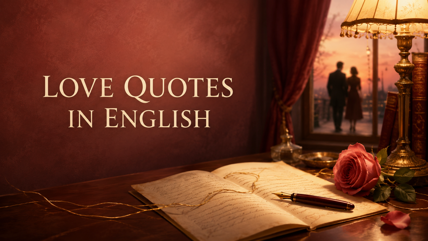 恋愛・愛・結婚の英語の名言集 LOVE QUOTES IN ENGLISH