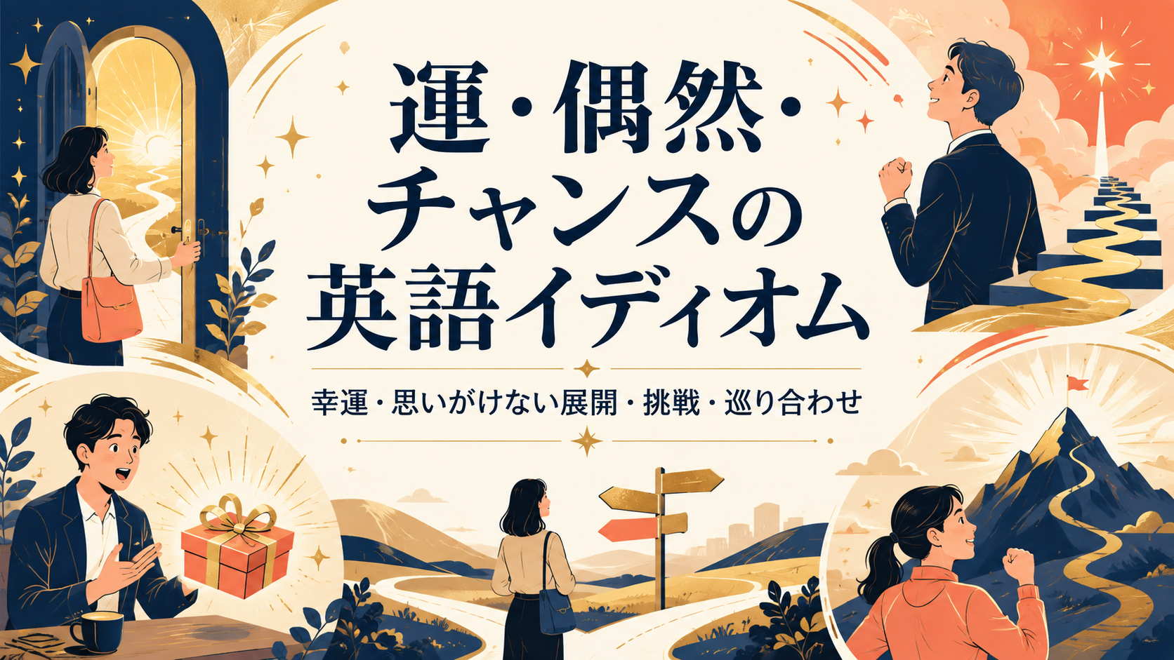 運・偶然・チャンスを表す英語イディオム一覧