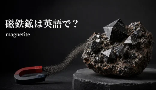 磁鉄鉱は英語でmagnetite｜発音・語源・lodestoneとhematiteとの違い