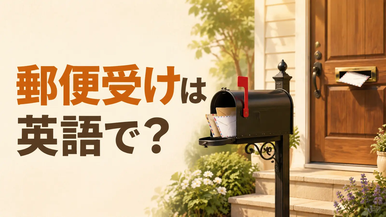 郵便受けは英語で？mailbox・letterbox・mail slotの違い
