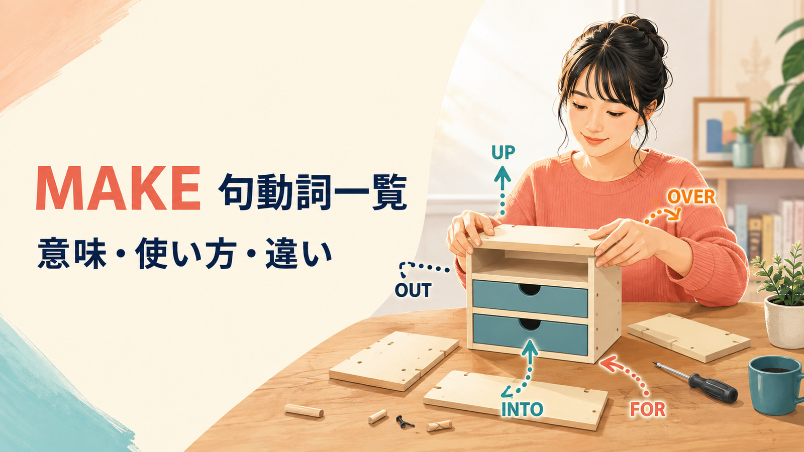 makeを使った句動詞一覧―意味・使い方・違い