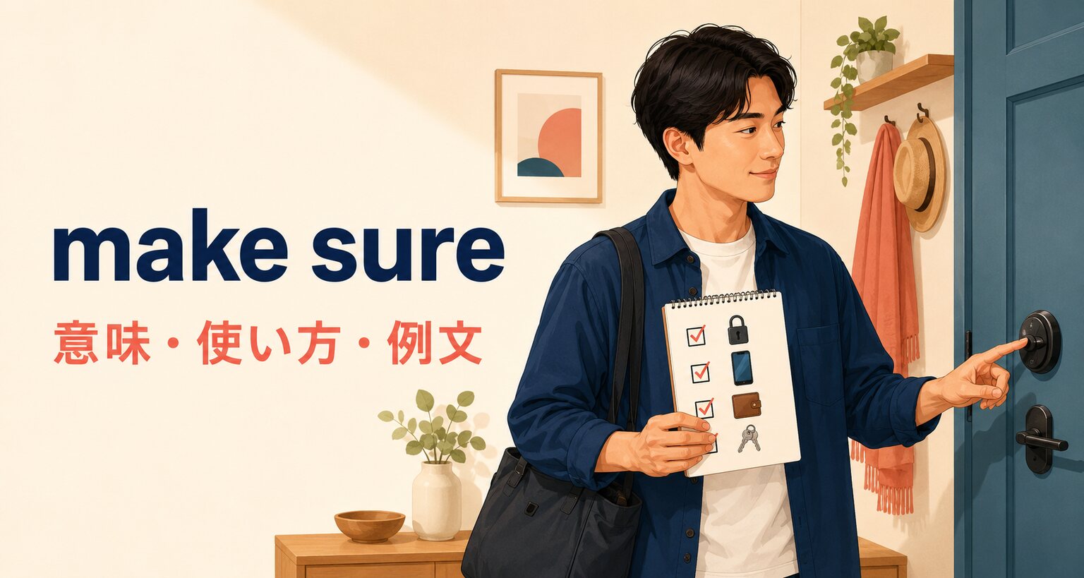 make sureの意味は？that・to do・ofの違いと使い方を例文で解説