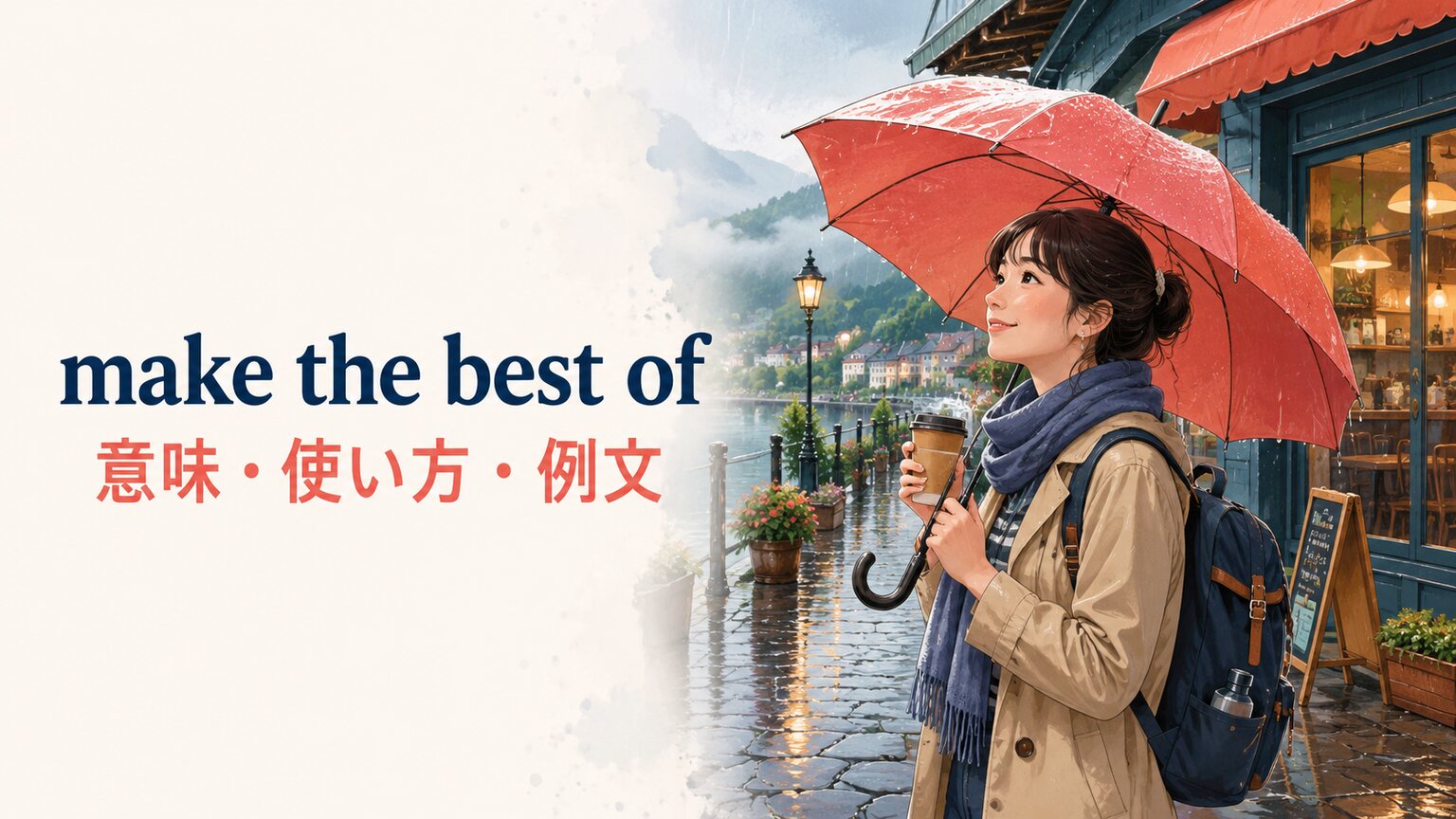 make the best ofの意味は？make the most ofとの違い・使い方と例文