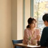 カフェで話し合い仲直りした男女