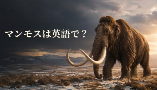 マンモスは英語で？mammothの発音・語源とwoolly mammothとの違い