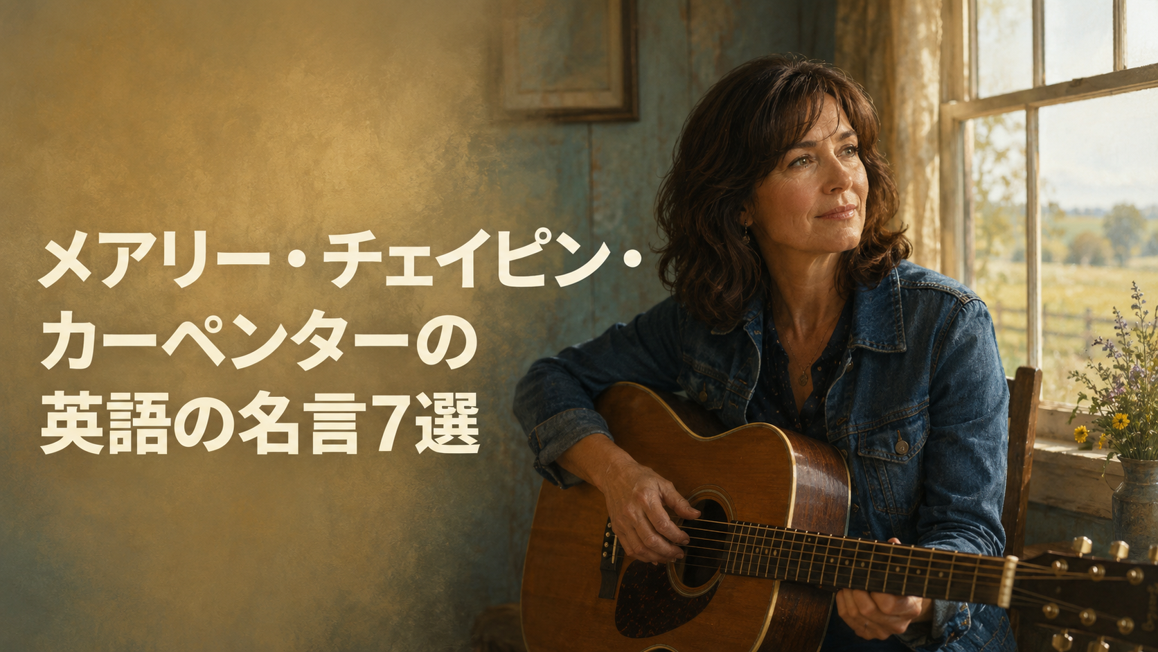 メアリー・チェイピン・カーペンターの英語の名言7選