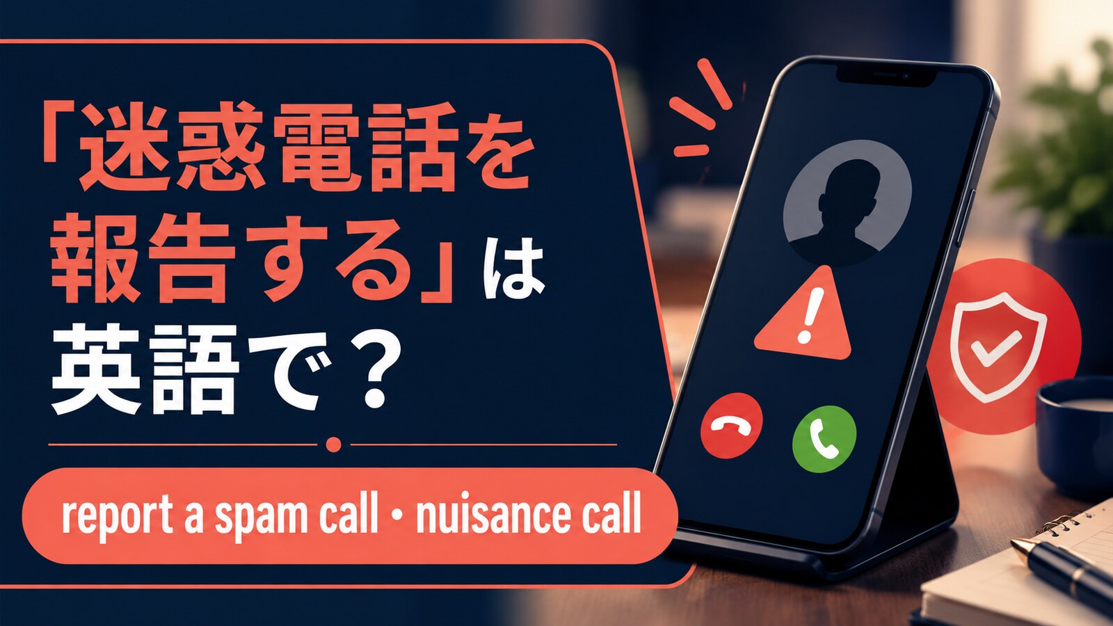 迷惑電話を報告する英語とspam・nuisance・scam callの違い